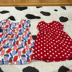 Old navy red white and blue t shirt dresses